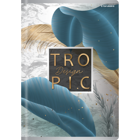 Zeszyt Top 2000 Tropic A5/80 kratka, z marginesem - 4