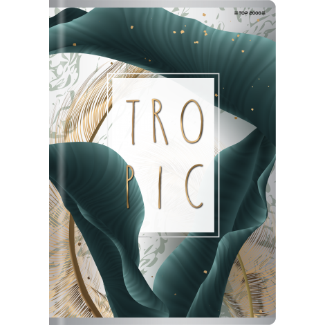 Zeszyt Top 2000 Tropic A5/80 kratka, z marginesem - 5