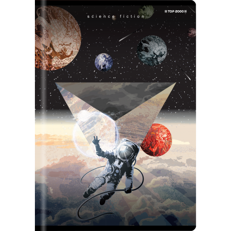 Zeszyt Top 2000 Space A5/16 kol. trzylinia - 3