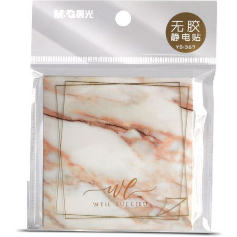 Karteczki elektrostatyczne M&G Marble, 76x76mm, 20szt - 3