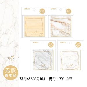 Karteczki elektrostatyczne M&G Marble, 76x76mm, 20szt