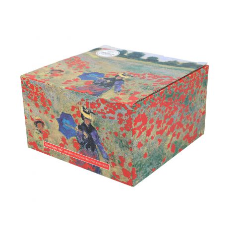 Filiżanka Carmani 390ml śniadaniowa ze spodkiem - C. Monet, Pole Maków - 2