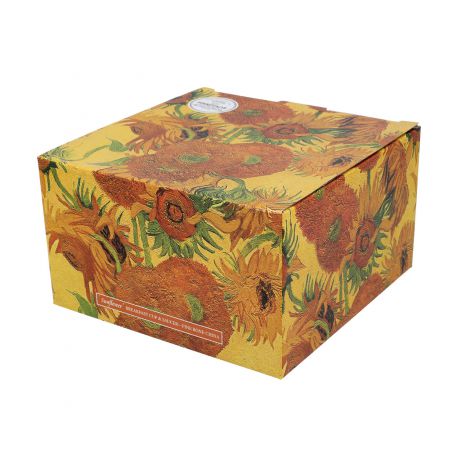 Filiżanka Carmani 390ml śniadaniowa ze spodkiem - V. van Gogh, Słoneczniki - 2