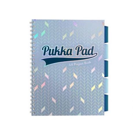 Kołozeszyt Pukka Pad Project Book Glee A4/100/80g kratka, jasnoniebieski