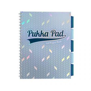 Kołozeszyt Pukka Pad Project Book Glee A4/100/80g kratka, jasnoniebieski