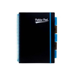 Kołozeszyt Pukka Pad Project Book PP Black Neon B5/100/80g kratka, niebieski