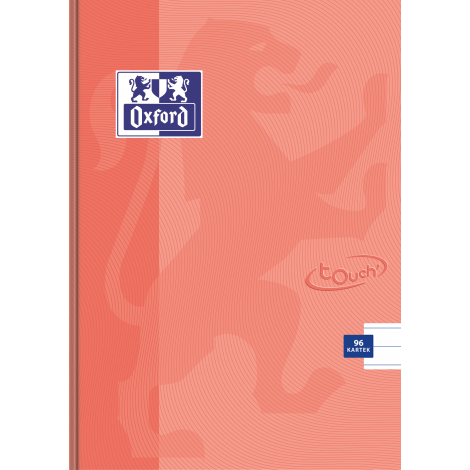 Brulion Oxford Touch Pastel A5/96 linia, z marginesem - 2