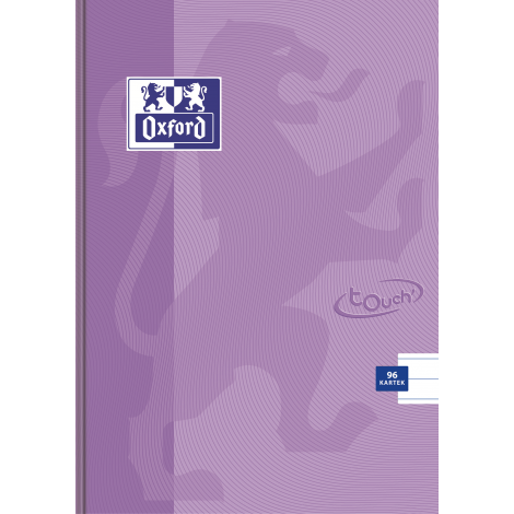 Brulion Oxford Touch Pastel A5/96 linia, z marginesem - 3