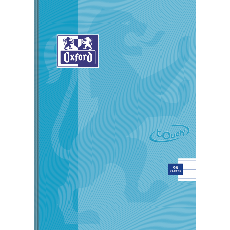 Brulion Oxford Touch Pastel A5/96 linia, z marginesem - 4