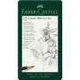 Ołówki Faber-Castell 9000, 12szt, opakowanie metalowe - 3