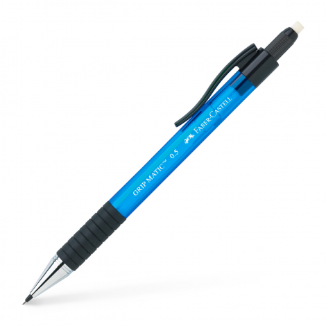 Ołówek automatyczny Faber-Castell Grip-Matic 1375, 0,5 mm, niebieski