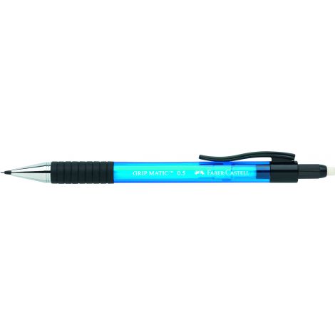 Ołówek automatyczny Faber-Castell Grip-Matic 1375, 0,5 mm, niebieski - 2