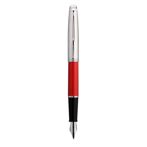 Pióro Wieczne Waterman Embleme Red F z chromowanym wykończeniem