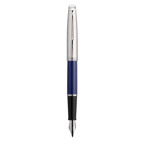 Pióro Wieczne Waterman Embleme Blue F z chromowanym wykończeniem