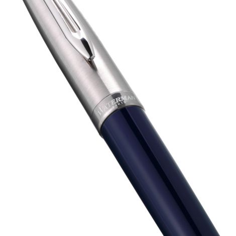 Pióro Wieczne Waterman Embleme Blue F z chromowanym wykończeniem - 5