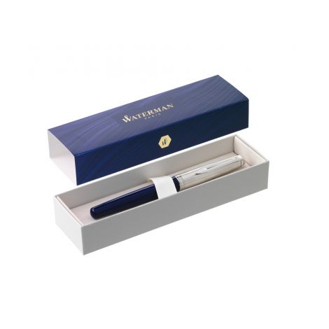 Pióro Wieczne Waterman Embleme Blue F z chromowanym wykończeniem - 6