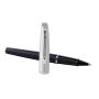 Pióro kulkowe Waterman Embleme Black F z chromowanym wykończeniem - 4
