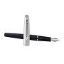 Pióro Wieczne Waterman Embleme Black F z chromowanym wykończeniem - 4