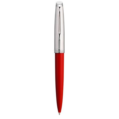 Długopis Automatyczny Waterman Embleme CT M Red, z chromowanym wykończeniem