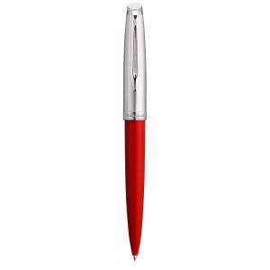 Długopis Automatyczny Waterman Embleme CT M Red, z chromowanym wykończeniem