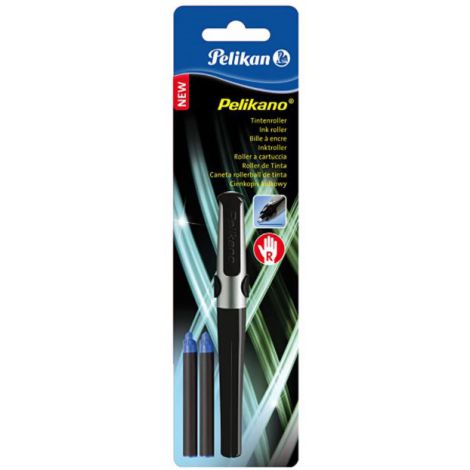 Pióro kulkowe Pelikano Czarno-srebrne - 4