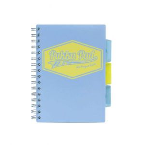 Kołozeszyt Pukka Pad Project Book Pastel A5/100/80g kratka, niebieski