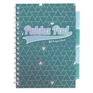 Kołozeszyt Pukka Pad Project Book Glee B5/100/80g kratka, ciemnozielony