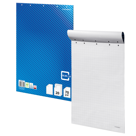 Blok do Flipcharta Top 2000 Color 2.0 64x90cm/50/70g kratka