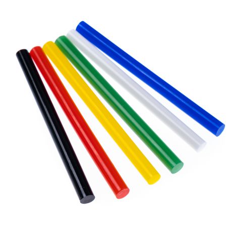 Klej do pistoletu dpCraft kolorowy 7mm, 6szt