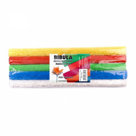 Bibuła marszczona Starpak 25x50cm metalizowana