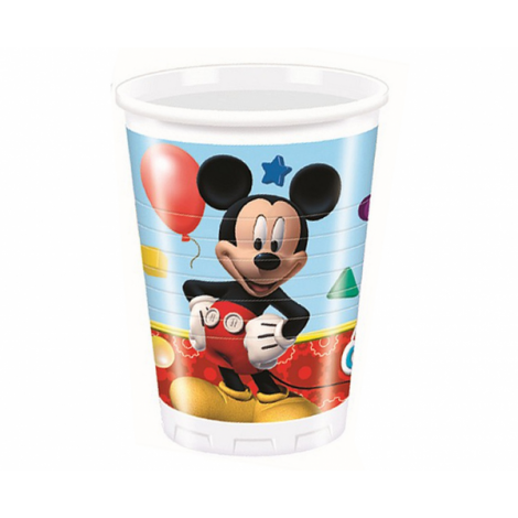 Kubeczki plastikowe - Playful Mickey, 8 szt.
