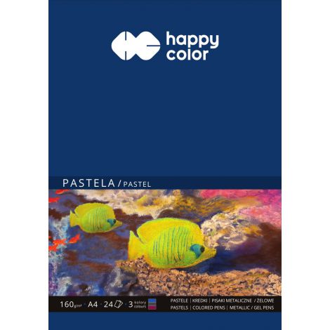 Blok do pasteli Happy Color A4/24/160g