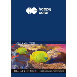 Blok do pasteli Happy Color A4/24/160g