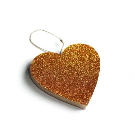 Kształt z papier mache Happy Color Big Heart, 19x2.5cm - 4