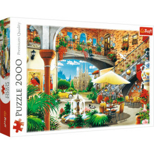 Puzzle Trefl 2000el Widok na Barcelonę