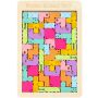 Klocki Drewniane Tetris 18x27 cm - 2