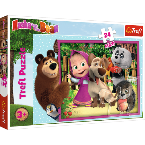 Puzzle Trefl Maxi 24el Masza I Niedźwiedź