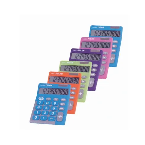 Kalkulator Milan Duo z dużymi klawiszami, Mix kolorów