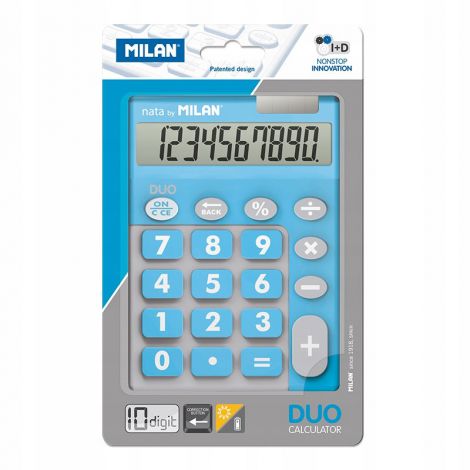 Kalkulator Milan Duo z dużymi klawiszami, Mix kolorów - 9