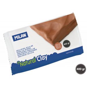 Glina naturalna Milan samoutwardzalna lub do wypalania 400g brązowa