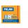 Karteczki samoprzylepne Milan Neon pomarańczowe 76x76mm, 100szt