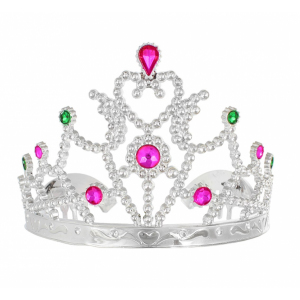 Diadem księżniczki, kolorowe kamyki