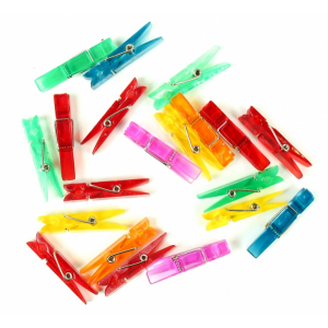 Klamerki plastikowe Godan 20szt
