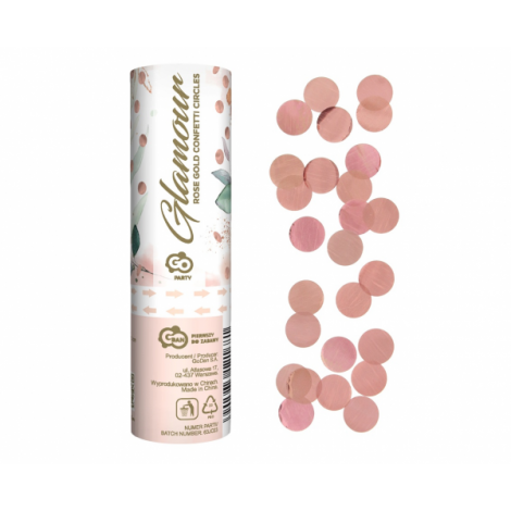 Konfetti pneumatyczne Godan Glamour, 15cm
