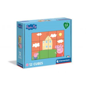 Kostki Clementoni 12el Play For Future Peppa Pig