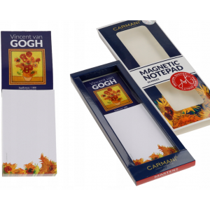 Notes magnetyczny Carmani V. van Gogh - Słoneczniki, 50 kartek