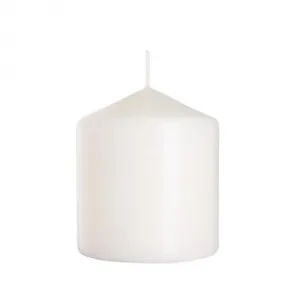Świeca Bispol Walec 80x90, Biała