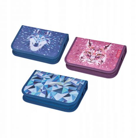 Piórnik składany Herlitz 1k, Wild Animals