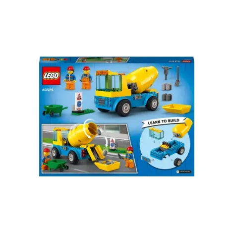 LEGO City 60325 Ciężarówka z betoniarką - 3