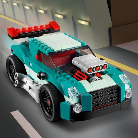 LEGO Creator 31127 3w1 Uliczna wyścigówka - 4